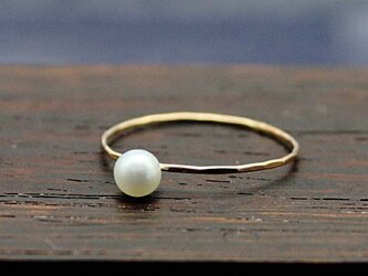 手作り14Kgf Ring ～淡水パールセット～の画像