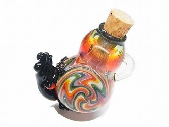 yadoku ( ヤドクガエル ) ペンダント トップ【kengtaro/ケンタロー】 カエル ボロシリケイトガラスの画像
