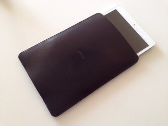 1点物 iPad mini 栃木レザーのサドルレザー製本革ケースの画像