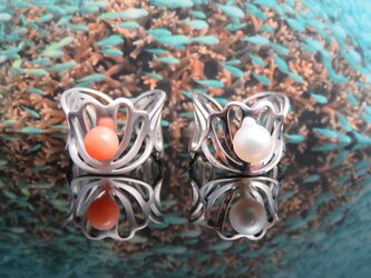 Shell Flower Ring  南国の海中を連想するリングの画像