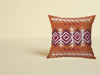 森のクッション　Tribal pattern 01の画像