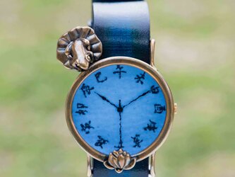 蓮、きれいね腕時計Lパステルブルーの画像