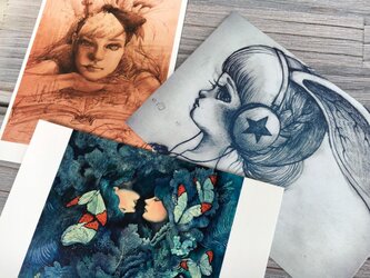 postcard set✴︎4(3枚セット)の画像