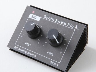 SKP-1MK-Ⅱブラック シンセサイザーツマミ型プッシュピン　Synth Knob Pinの画像