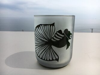 王様金魚のグラスの画像