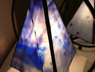絵付けステンドグラスランプ～追の画像