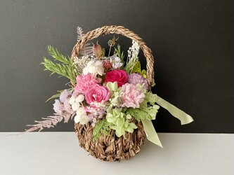 Rose flower basketの画像