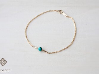 14kgf ターコイズブレスレットの画像