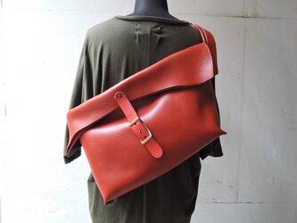 神戸ORZO ショルダーBAG メッセンジャー(M) レッドの画像