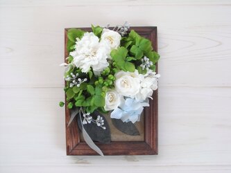花フレーム-moriの画像