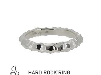 Hard Rock Ring【全号数指定可能！重ね着け・ペア着けでも人気の指環です】槌目模様でも最上級の仕上げ・輝き☆の画像