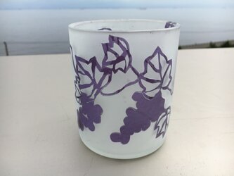 葡萄グラスの画像