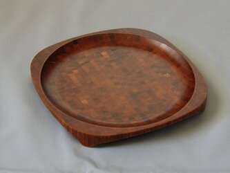 竹モザイク皿（20cm）の画像
