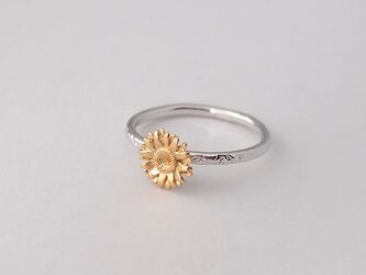 【受注生産】向日葵の指輪SV925製の画像