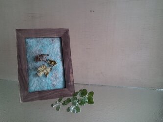 植物のフレーム クリスマスローズの画像