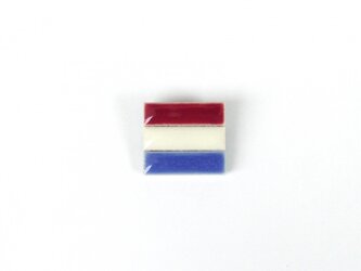 受注生産 オランダ国旗のブローチの画像