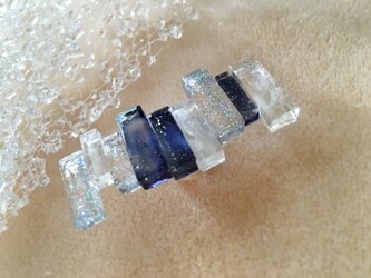 クリア×キーボードみたいな帯留め【和装小物】の画像