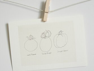 tomato pen / postcard 2枚組の画像