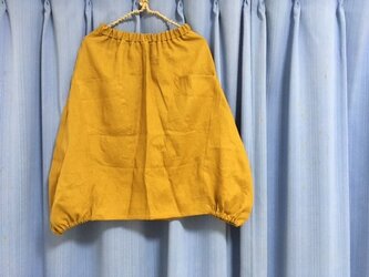 【即日発送】バルーンスカート★マスタードM★リネン100の画像