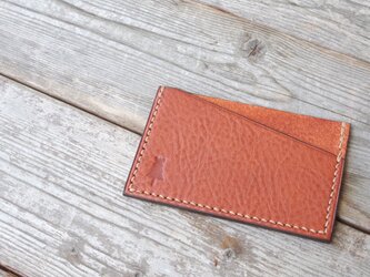 【受注生産】イタリアンレザーパスケース　ブラウンの画像