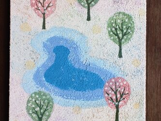 絵画「静かな湖畔」の画像