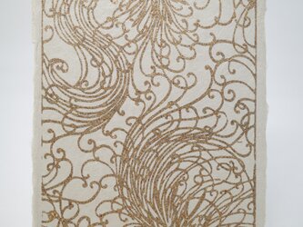 ギルディング和紙葉書　糸菊　黄混合の画像