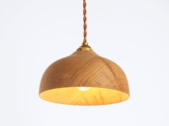 木製 ペンダントランプ 天井照明 楢材11の画像
