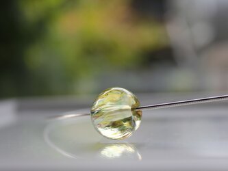 蜻蛉玉のオメガチェーンネックレス 〜虹の蜃気楼〜〈A-09〉の画像