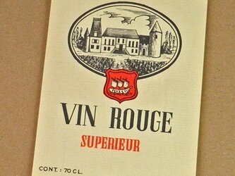 1枚/ Vintage ラベル Vol. 1（Vin Rouge）DA-LA001の画像