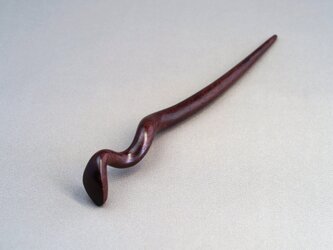 木製 蛇のかんざし(Ｍサイズ) CC/チンチャンの画像