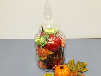 キャンディグラスのアレンジメント＊ハロウィンの画像