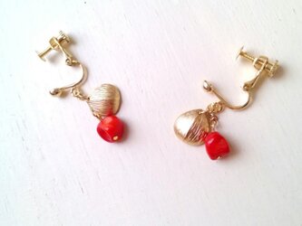 marron&red coralの画像