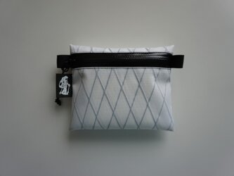flat pouch S  x-pac  Whiteの画像