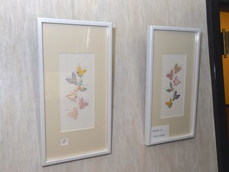 刺繍の対額の画像