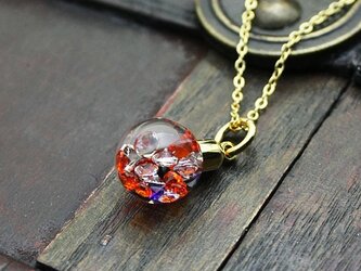 Bijou Glass Ball Pendant ハロウィンカラーの画像