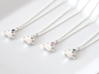 Tiny クラウン ネックレス シルバー925の画像