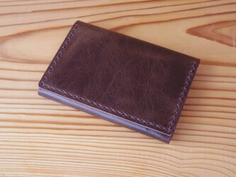 【受注生産】ラクダ革の名刺入れ（カードケース）の画像