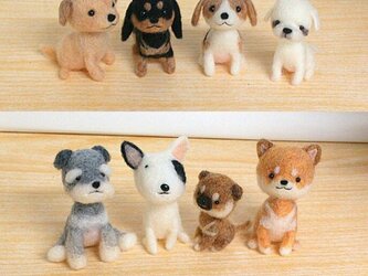 世界にひとつだけ♥あなたの愛犬がモデルの素朴でちいさなオーダー ワンコ①の画像