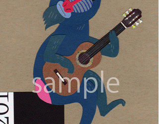 003 「クラシックギタリスト」ポストカード選べる５枚セットの画像