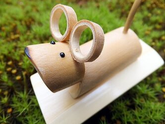 竹細工～干支・ねずみの画像