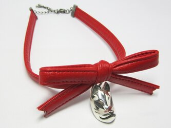 狐面 RIBBON CHORKER（赤）の画像