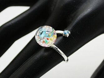 新作Bijou glass Ball Silver Ringの画像