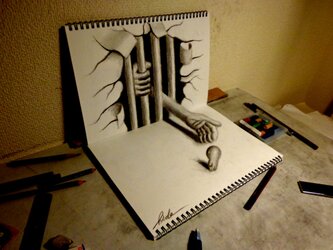3D DRAWING-Beckoning to the evilの画像