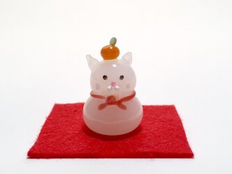 ガラス猫もち ミニの画像