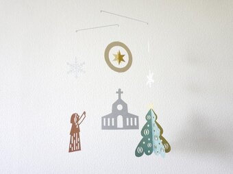 モビール「クリスマスＢ」その1の画像