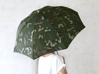 折りたたみ日傘　ボタニカルの画像