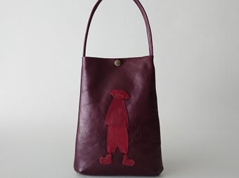 annco one-handle bag [wine/leather]の画像