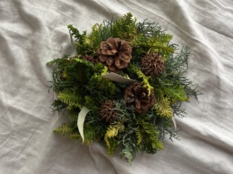 Mサイズaakichi　クリスマスリースの画像