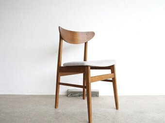 北欧ビンテージ ダイニングチェア チーク&ビーチ デンマークヴィンテージチェア