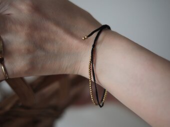 brass bracelet / doubleの画像